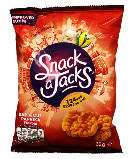 Snack a Jacks BBQ 30g