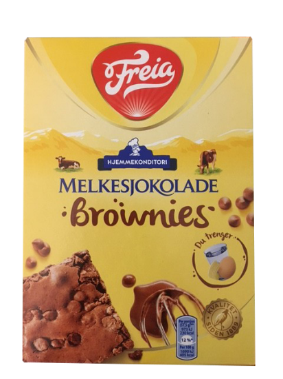 Melkesjokolade brownies