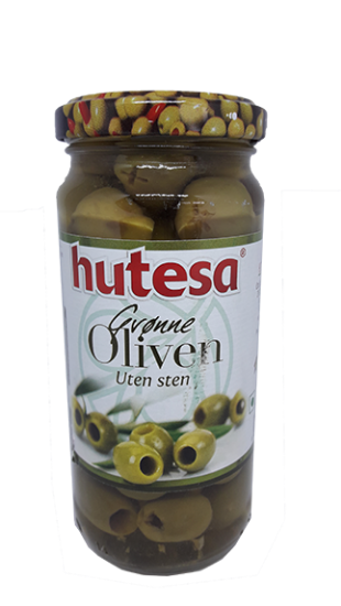 Grønn Oliven u/Sten 230g