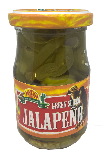 Grønn jalapeno i skiver 190g