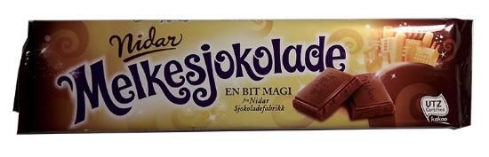 Melkesjokolade Storplate 180g