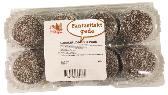 Kokosboller 8 stk Gammeldags