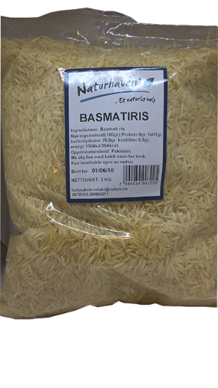 Basmatiris 2 kg Naturhaven