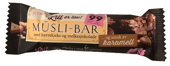 Poppa Muslibar Havrekjeks/Melkesjokolade