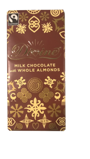 Divine Milk Chocolate m/Whole Almonds