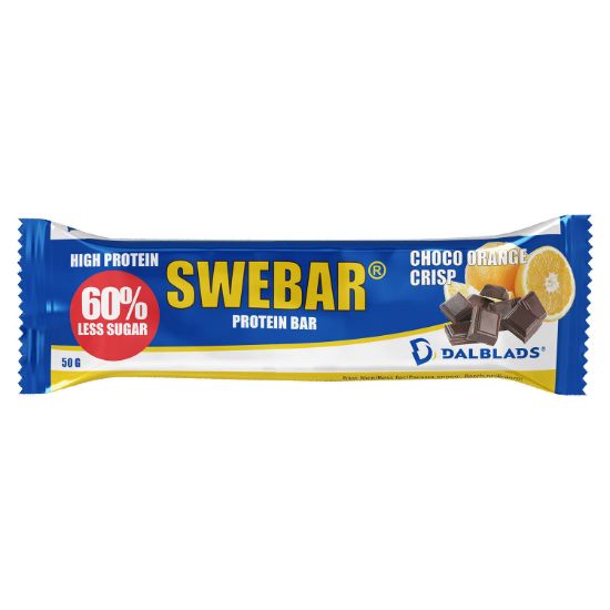Swebar Proteinbar Sjokolade-Appelsin 50g