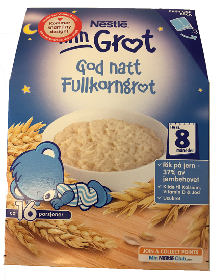 Fullkornsgrøt 8 mnd God Natt