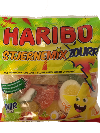 Haribo Stjernemix Sur 135g