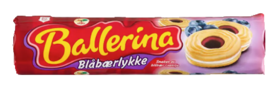 Ballerina Blåbærlykke 190g