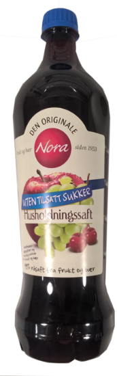 Nora Husholdningssaft u/ tilsatt sukker 1L