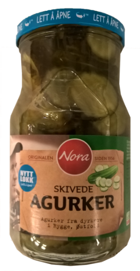 Skivede Agurker 850g