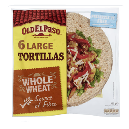 Tortillas Whole Wheat 350g