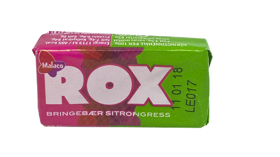 Rox Bringebær/Sitrongress 14,5g