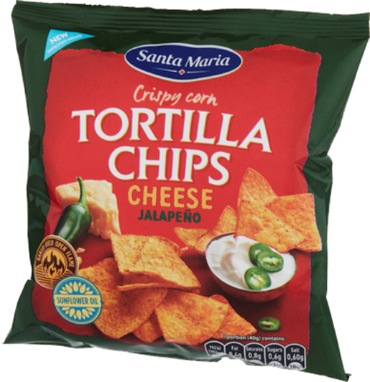 HEL ESKE Tortilla Chips Ost & Jalapeno