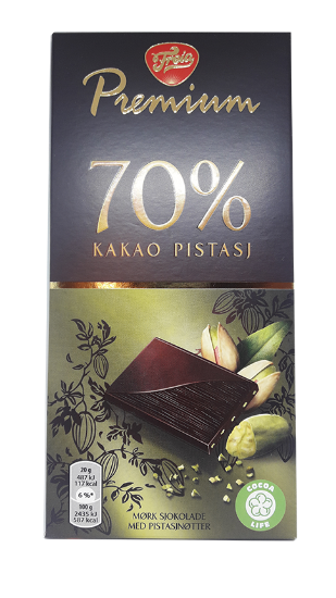 Premium 70 Kakao Pistasj