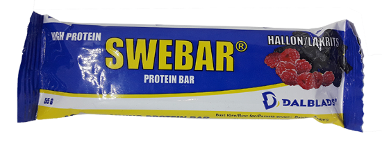 Swebar Protein Bringebær/Lakris