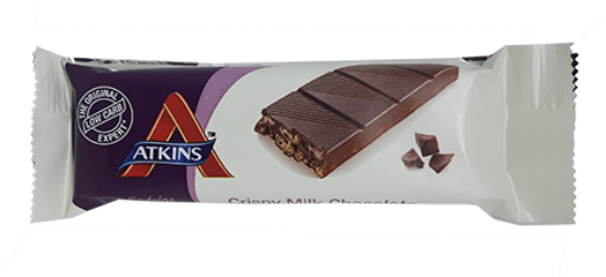 Atkins Crispy  Milk Chocolate 30g