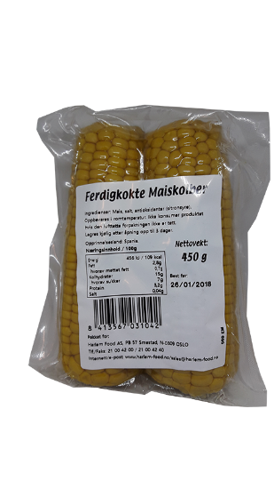 Ferdigkokte Maiskolber