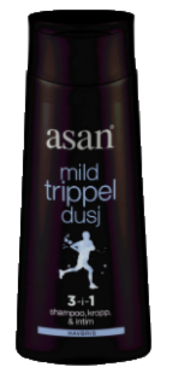 Asan Trippel Dusj 220ml