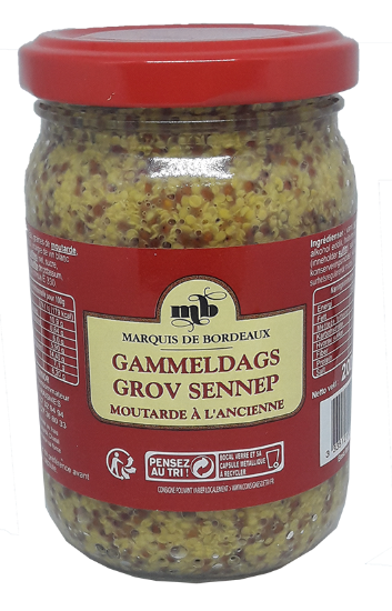 Gammeldags Grov Sennep 200g