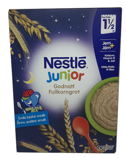 Godnatt Fullkorngrøt Nestle