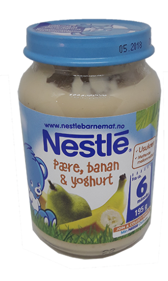 Pære,Banan&Yoghurt Nestle