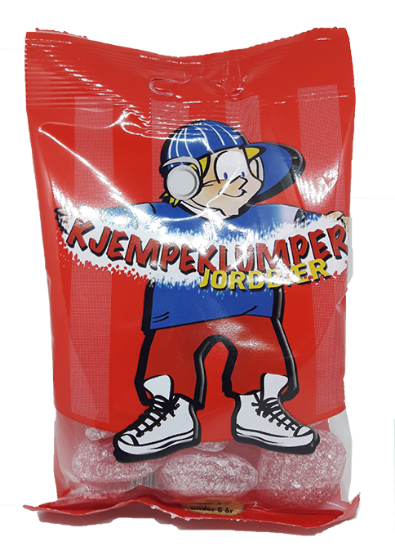 Kjempeklumper Jordbær 80g pose
