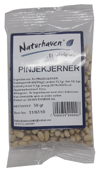 Pinjekjerner Naturhaven 50gr