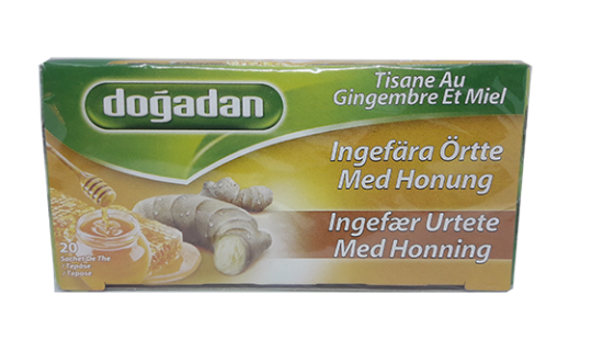 Dogadan Ingefær Urtete m/honning 40g