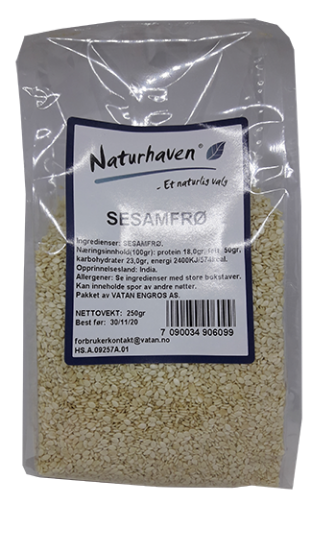 Sesamfrø Naturhaven 250g