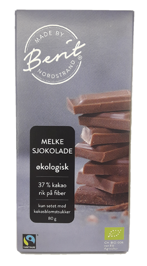 Melkesjokolade 80g Berit Nordstrand