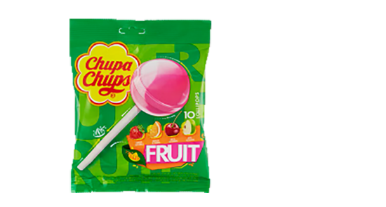 Chupa Chups Lollipop Frukt 120g