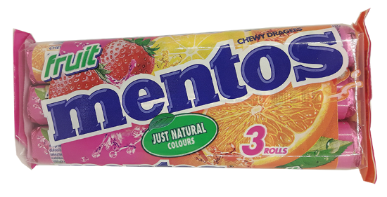 Mentos Fruit 3pk