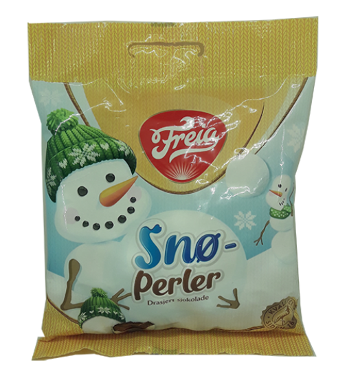 Snøperler Drasjert Sjokolade 100g