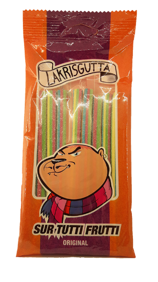 Lakrisgutta Sur Tutti Frutti 100g