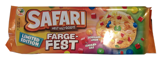 Safari Cookies Fargefest 200g