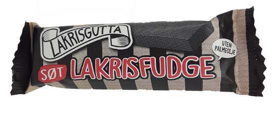 Søt Lakrisfudge Lakrisgutta 28g