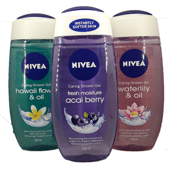 3 Pk Nivea Dusjsåpe