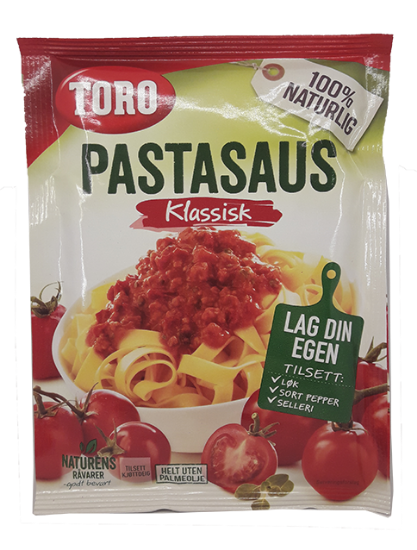 Pastasaus Klassisk Toro 70g