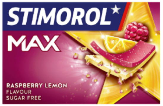 Stimorol Max Duo Raspberry Lemon 23g