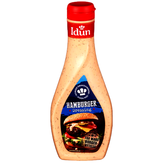 Hamburger Dressing Idun 450 g