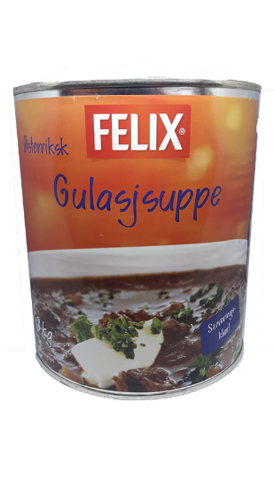 Felix Gulasjsuppe Serveringsklar 3kg
