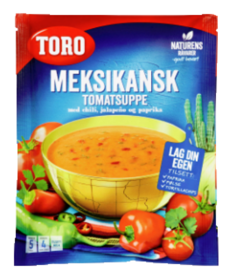 Meksikansk Tomatsuppe Toro 100g