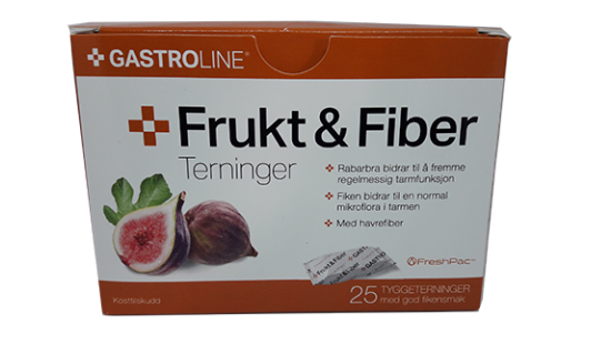 Gastroline Frukt og Fiber 250g