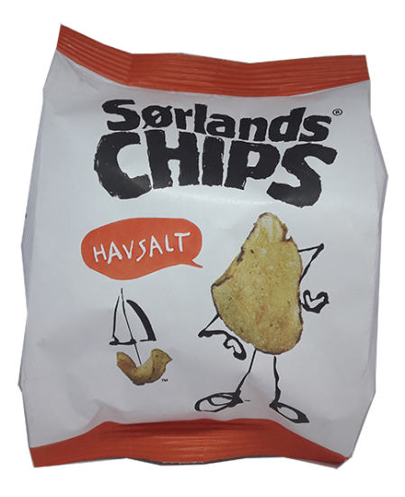 Sørlandschips Havsalt 80g