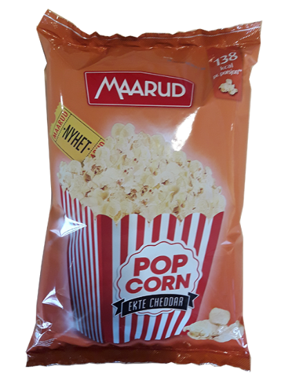 Cheddarpopcorn Maarud 90g