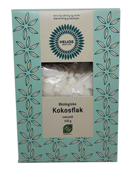 Helios Kokosflak Naturell 100g