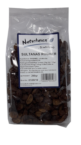 Naturhaven Sultanas Rosiner 250 g