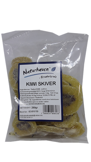 Naturhaven Kiwi Skiver 250 g