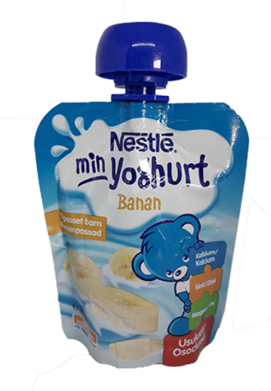Nestle Min Youghurt Banan 90g